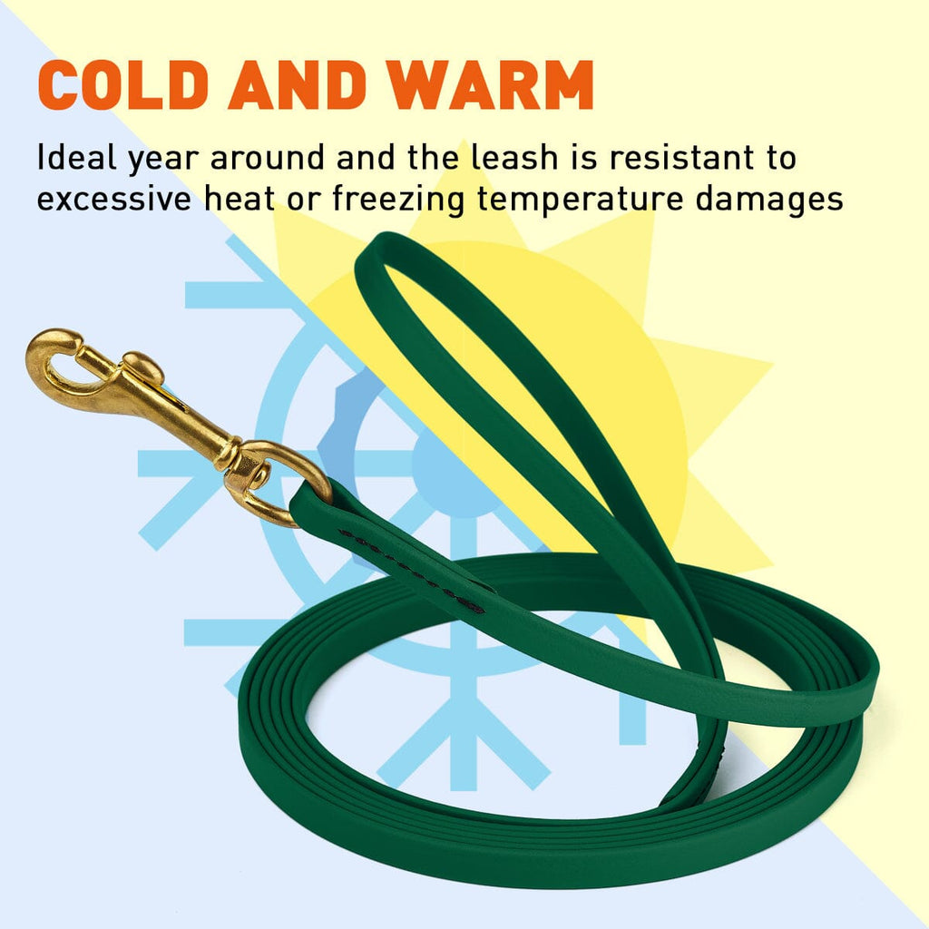 Viper Biothane Long Line 10 ft Lead with Brass Hardware