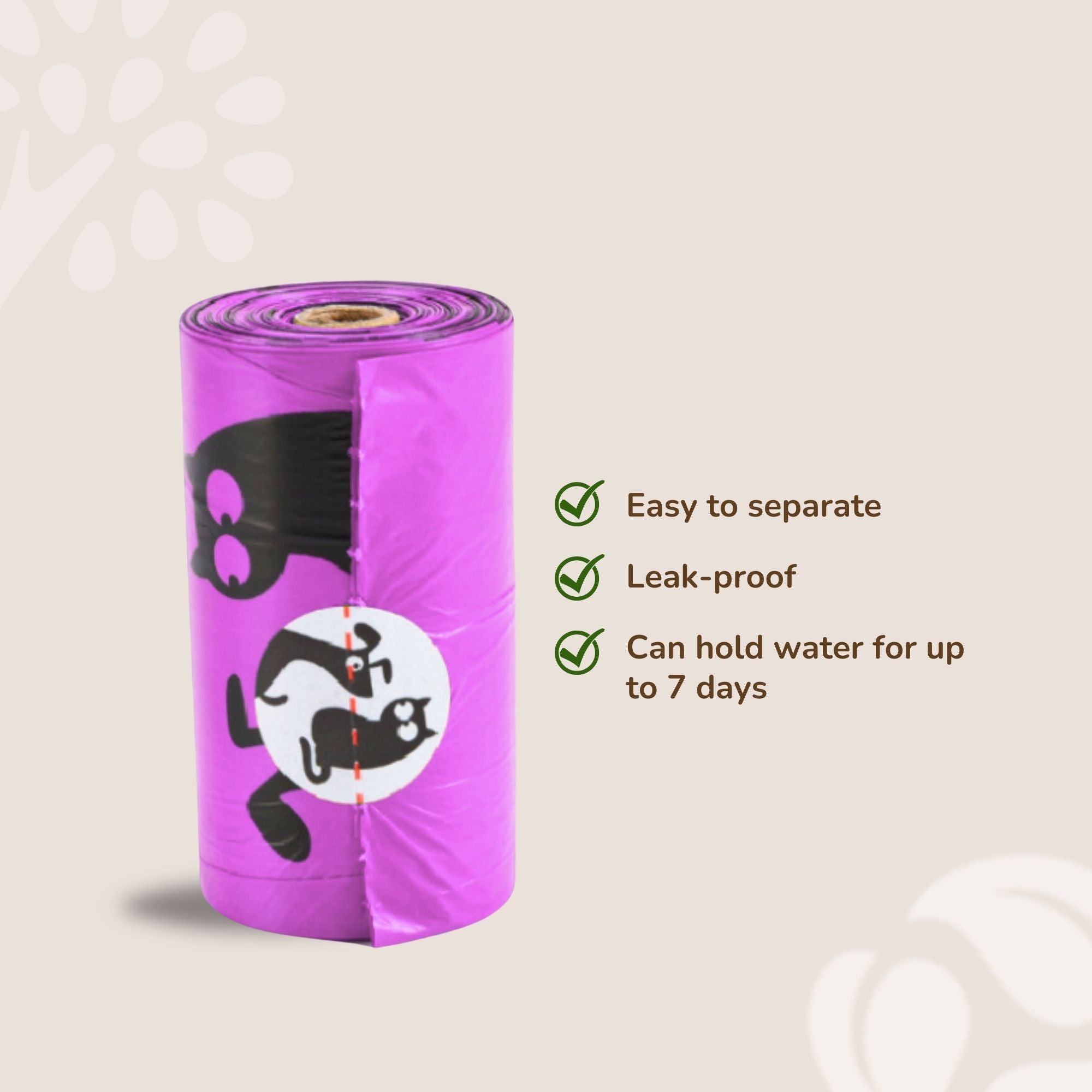 Premium Lavender-Scented Poop Bags
