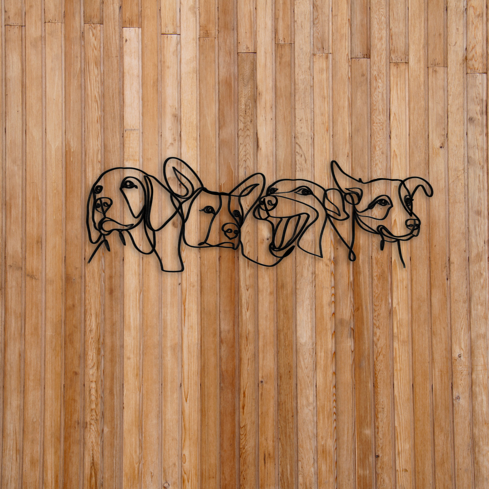 Dog Pack - Metal Sign Art