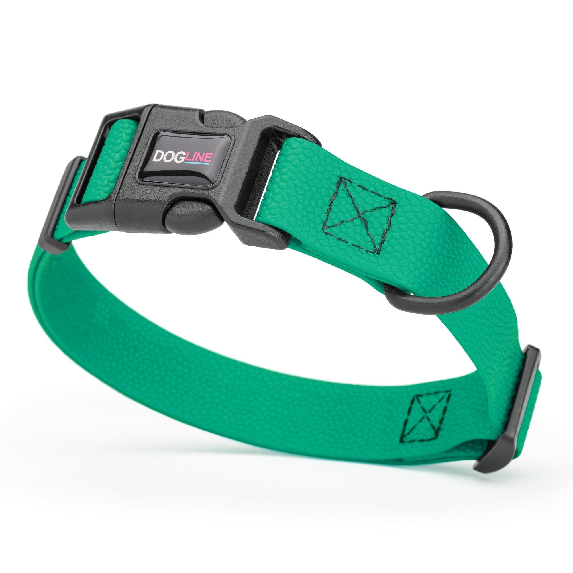 Pebble Emboss Biothane Dog Collar with Quick Release Buckle