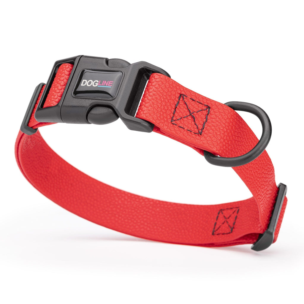 Pebble Emboss Biothane Dog Collar with Quick Release Buckle