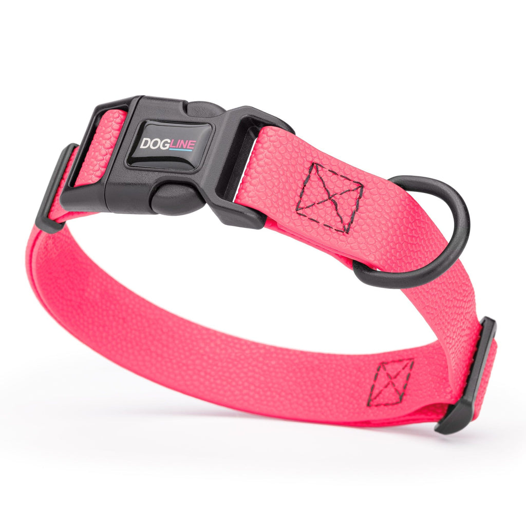 Pebble Emboss Biothane Dog Collar with Quick Release Buckle