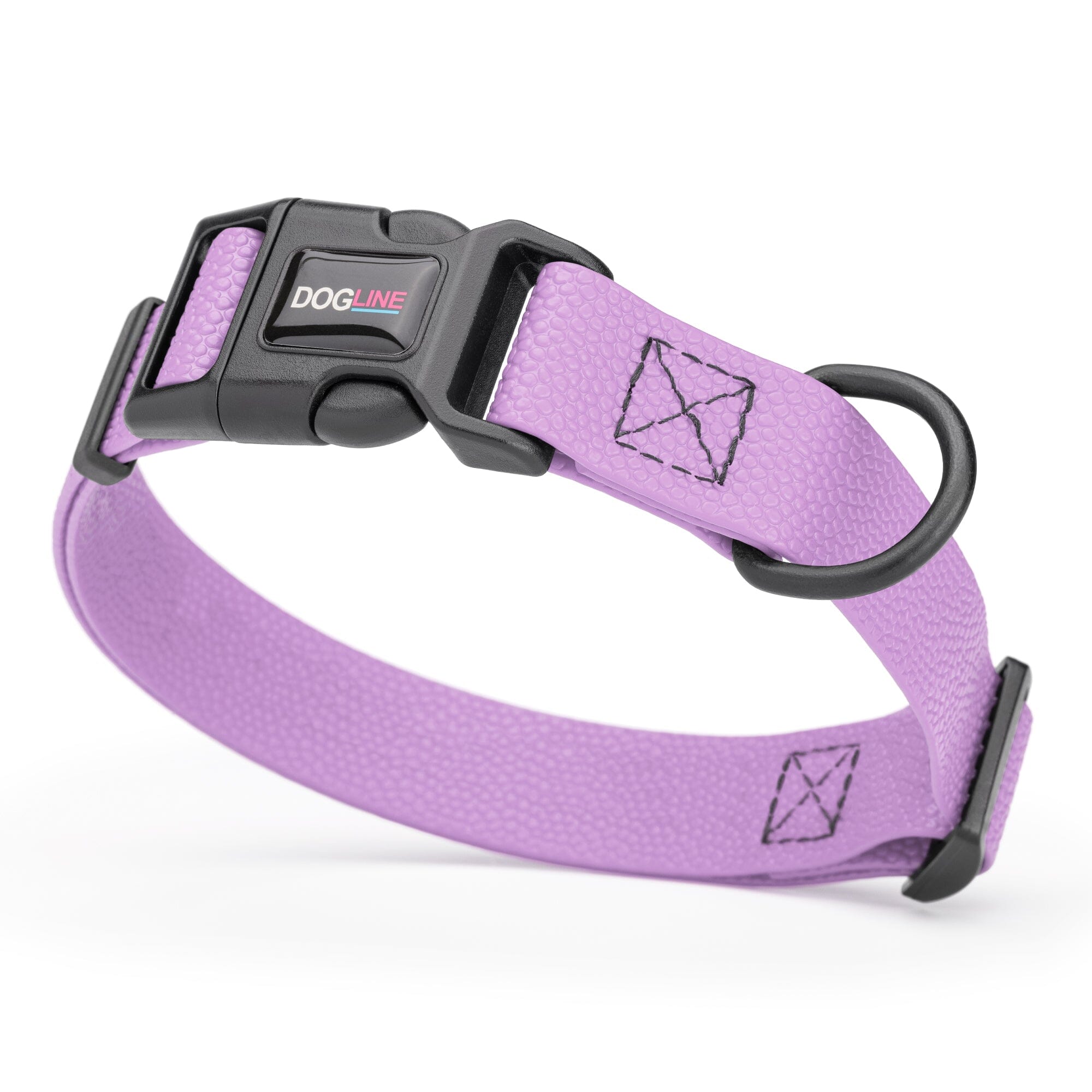 Pebble Emboss Biothane Dog Collar with Quick Release Buckle