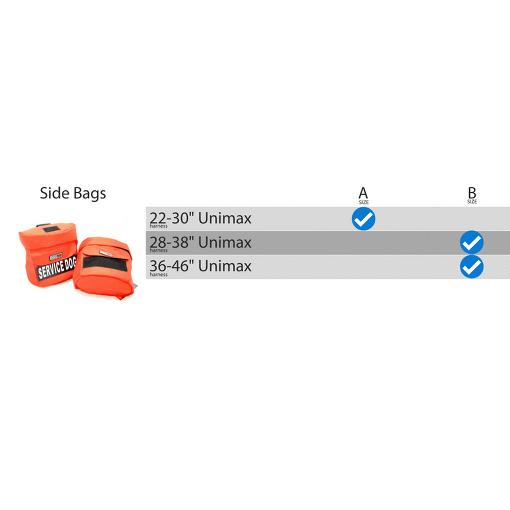 Removable Utility Side Bags for Dog Harness