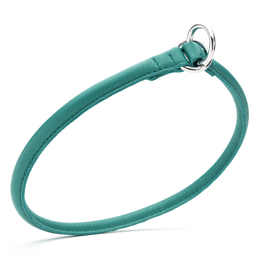 Soft Leather Round Slip Collar