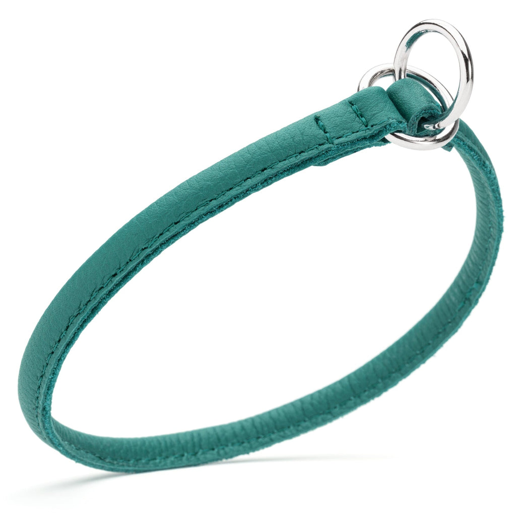 Soft Leather Round Slip Collar