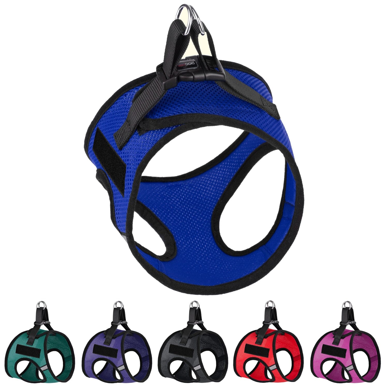 York Mesh Harness + Built-in Hook & Loop Fasteners