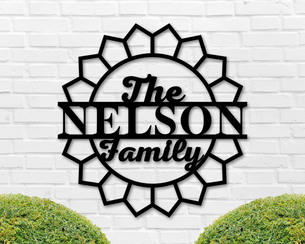 Family Name Custom Metal Sign