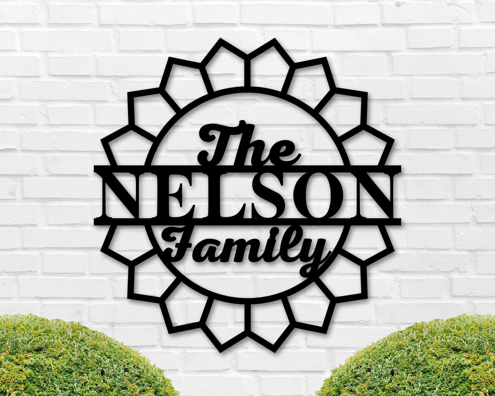 Family Name Custom Metal Sign