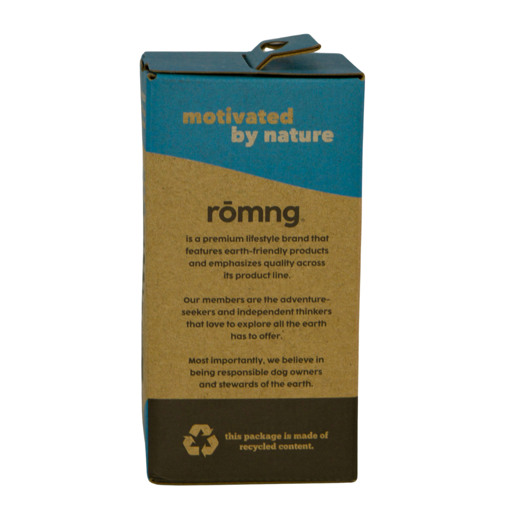 bio-based dog poop bags + bamboo dispenser
